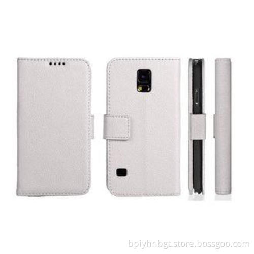 Samsung Galaxy S5 Leather Cellular Phone Covers , PU Leathe